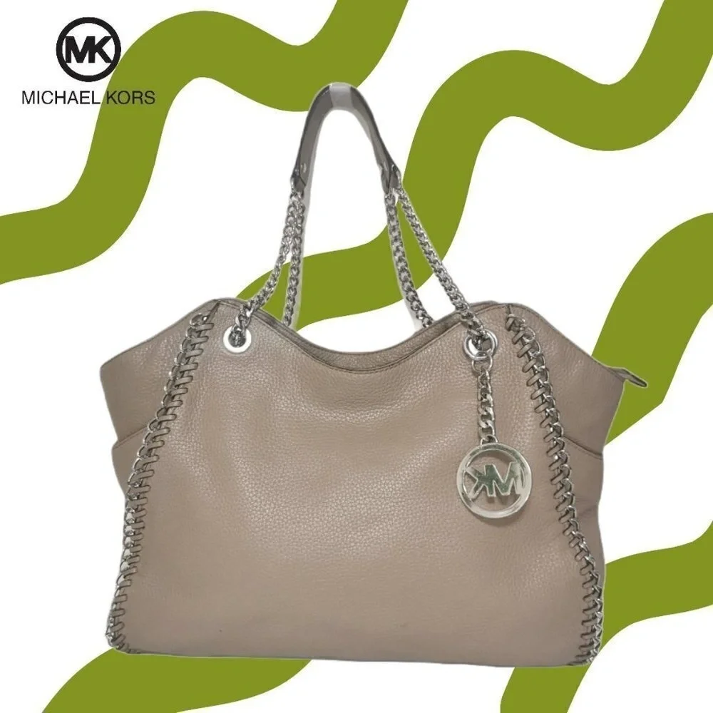 Michael Kors chain bag | Color:‎ taupe | size 14L x 10H
